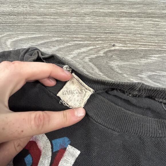 Vintage The Police Shirt Mens Small Single Stitch Distressed Thrashed 80s RARE - Picture 6 of 13